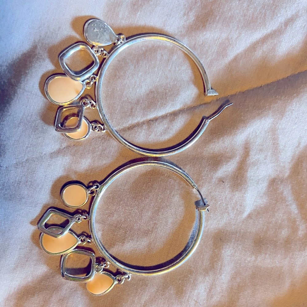 Silver earrings